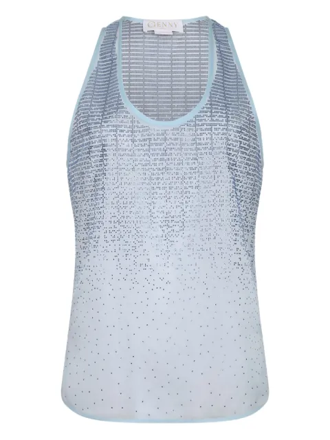 Genny camiseta con acabado metalizado