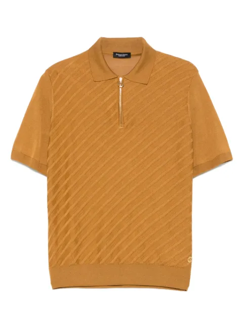 Stefano Ricci playera tipo polo con rayas estampadas