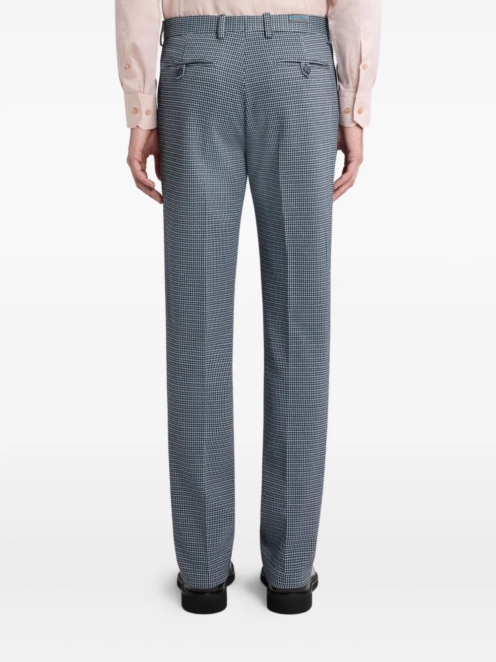 ETRO Geruite pantalon Blauw
