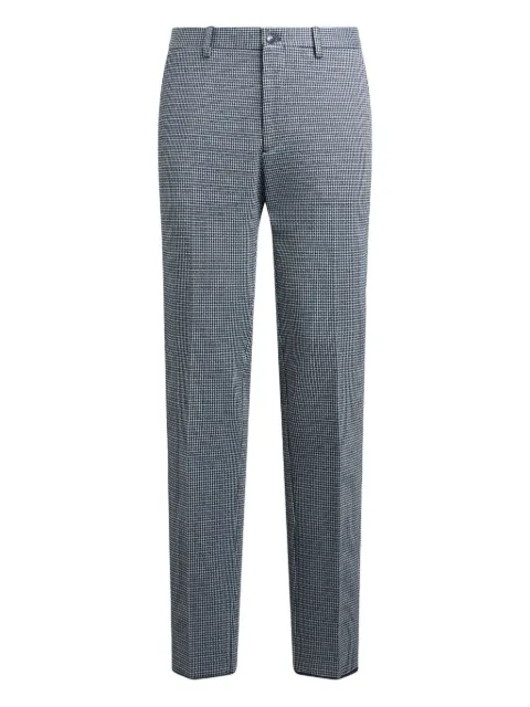 ETRO pantalones de vestir con cuadros estampados