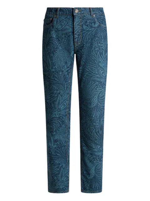 ETRO jacquard straight jeans