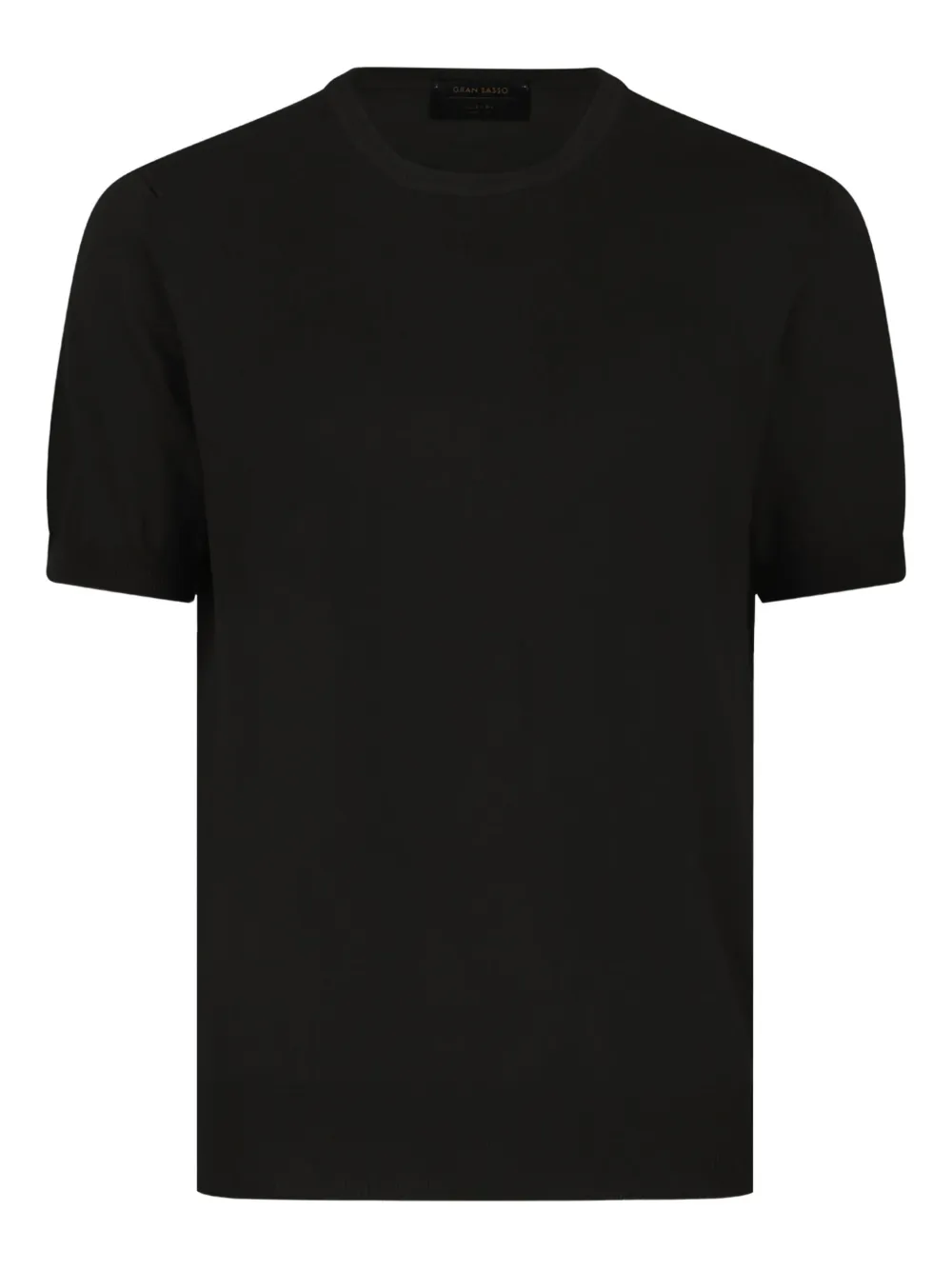 Gran Sasso playera de tejido fino | negro | Image 1