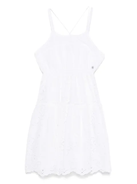 guess kids vestido con bordado inglés
