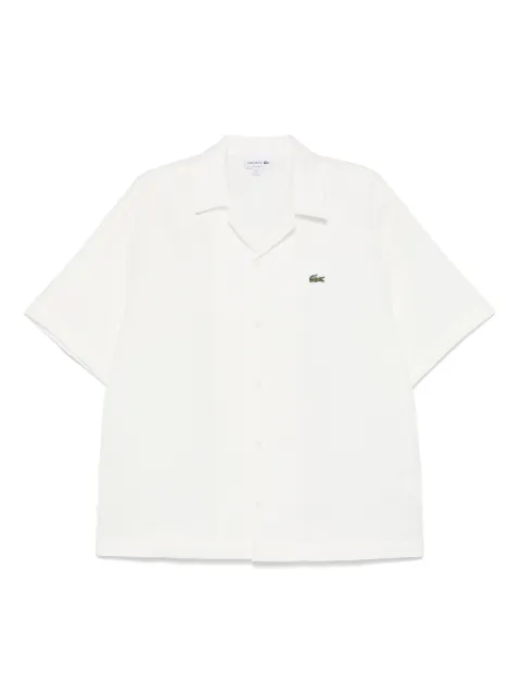 Lacoste chemise en maille gaufrée