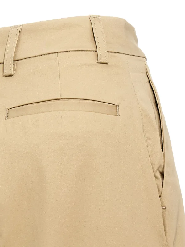 VIP【関税送料無料】希少 Thelatest Bermuda shorts Brenda THELATEST Brenda Bermuda Shorts | Neutrals | FARFETCH