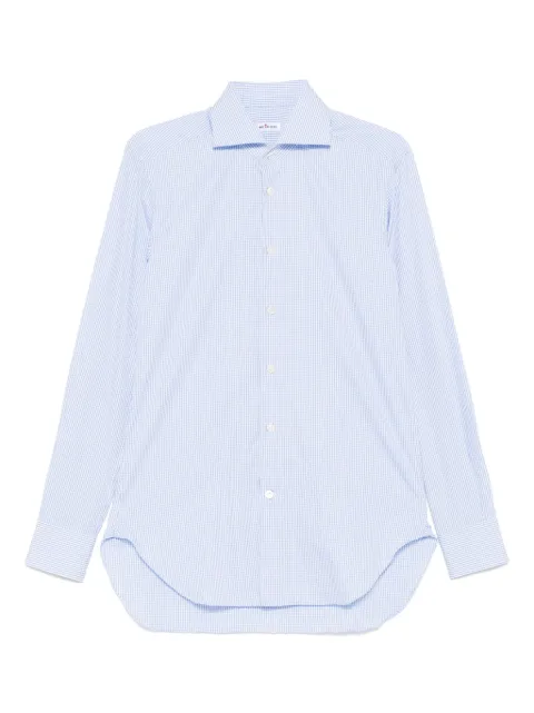 Kiton vichy shirt