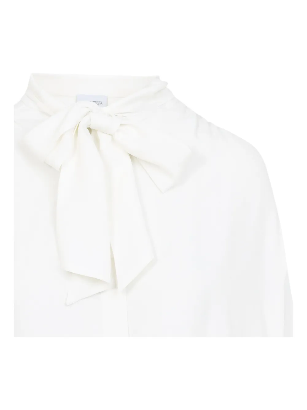 Giambattista Valli Long-sleeved Blouse In Silk Blend In White