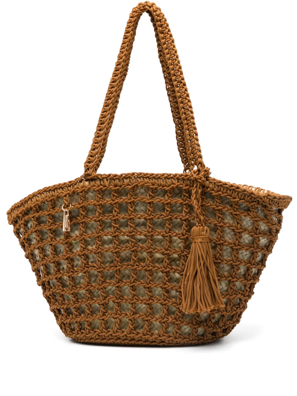 la milanesa Borsa tote Mediterraneo - Marrone