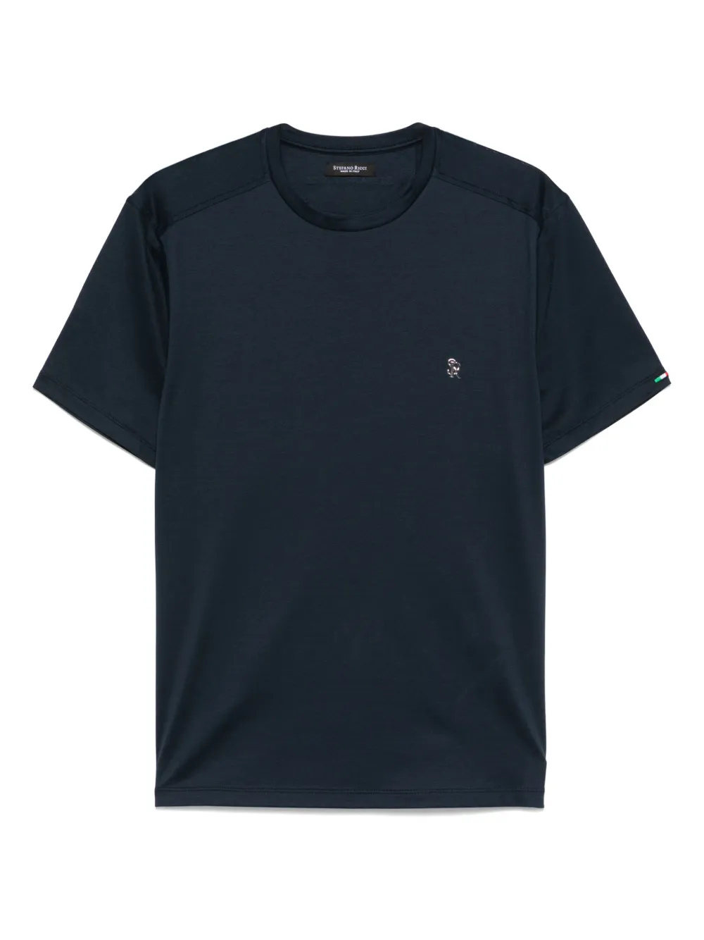 Stefano Ricci playera con placa del logo | azul | Image 1