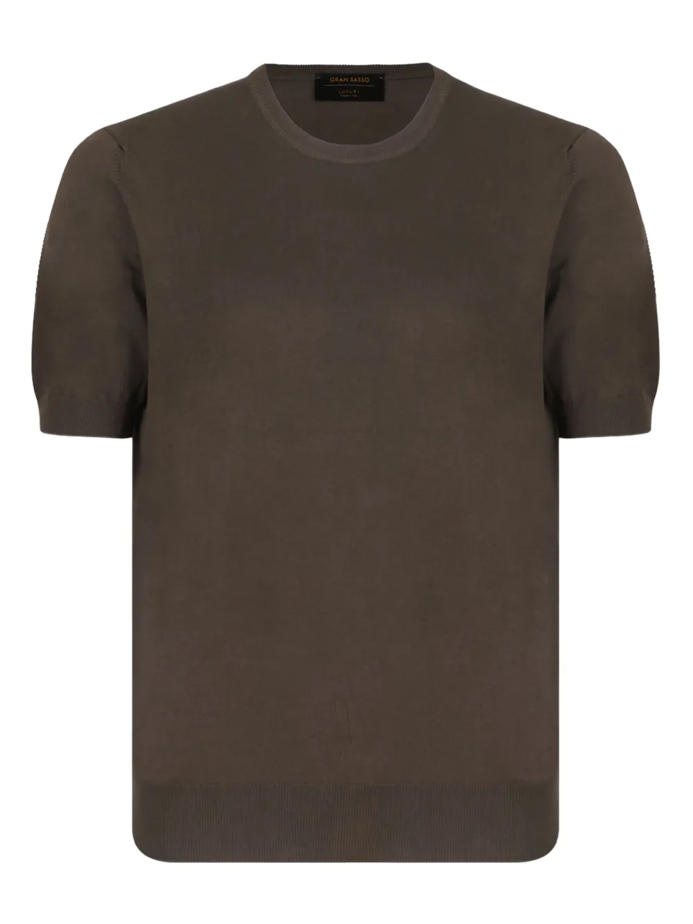 Gran Sasso playera de tejido fino | marrón | Image 1