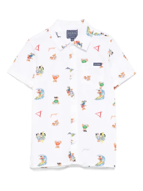guess kids camisa con estampado Teddy Bear