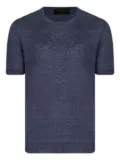 Gran Sasso linen T-shirt - Blue