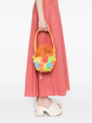 VIP【送料関税込】LA MILANESA OCEANO MEDIUM HANDBAG 楽天ポイント還元】la milanesa Oceano ハンドバッグ M - グレー