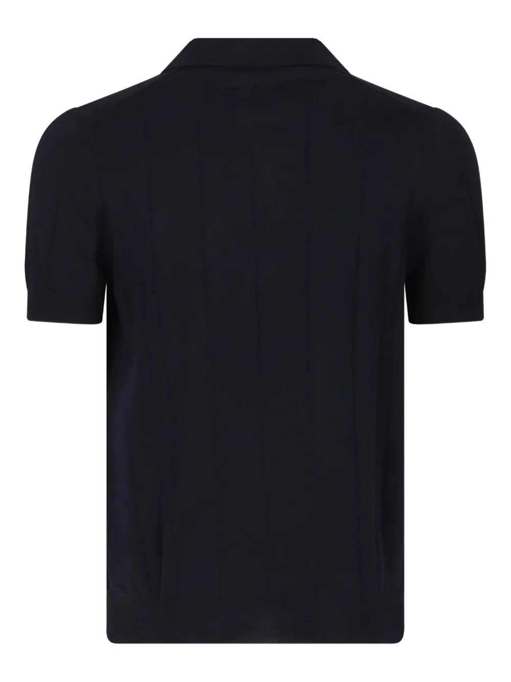 Gran Sasso ribbed polo shirt - Blauw