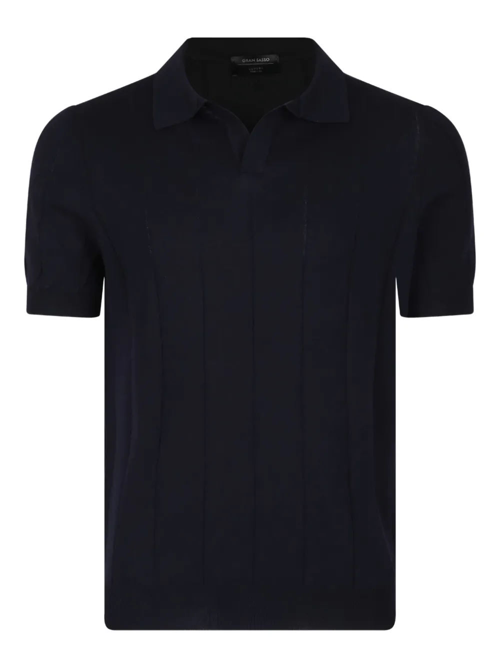 Gran Sasso polo en maille nervurée | bleu | Image 1