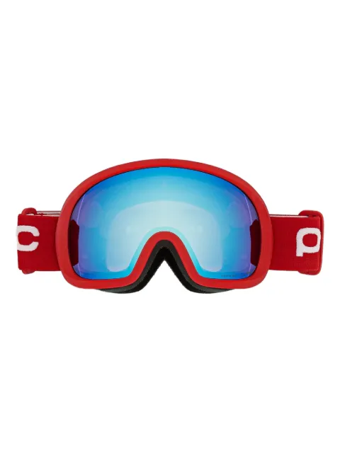POC red ski goggles