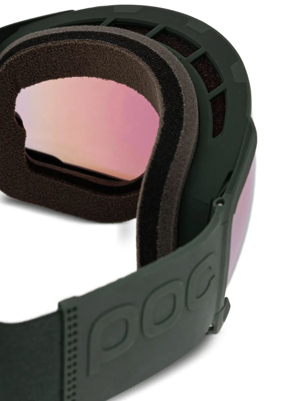 Green Ski Goggles