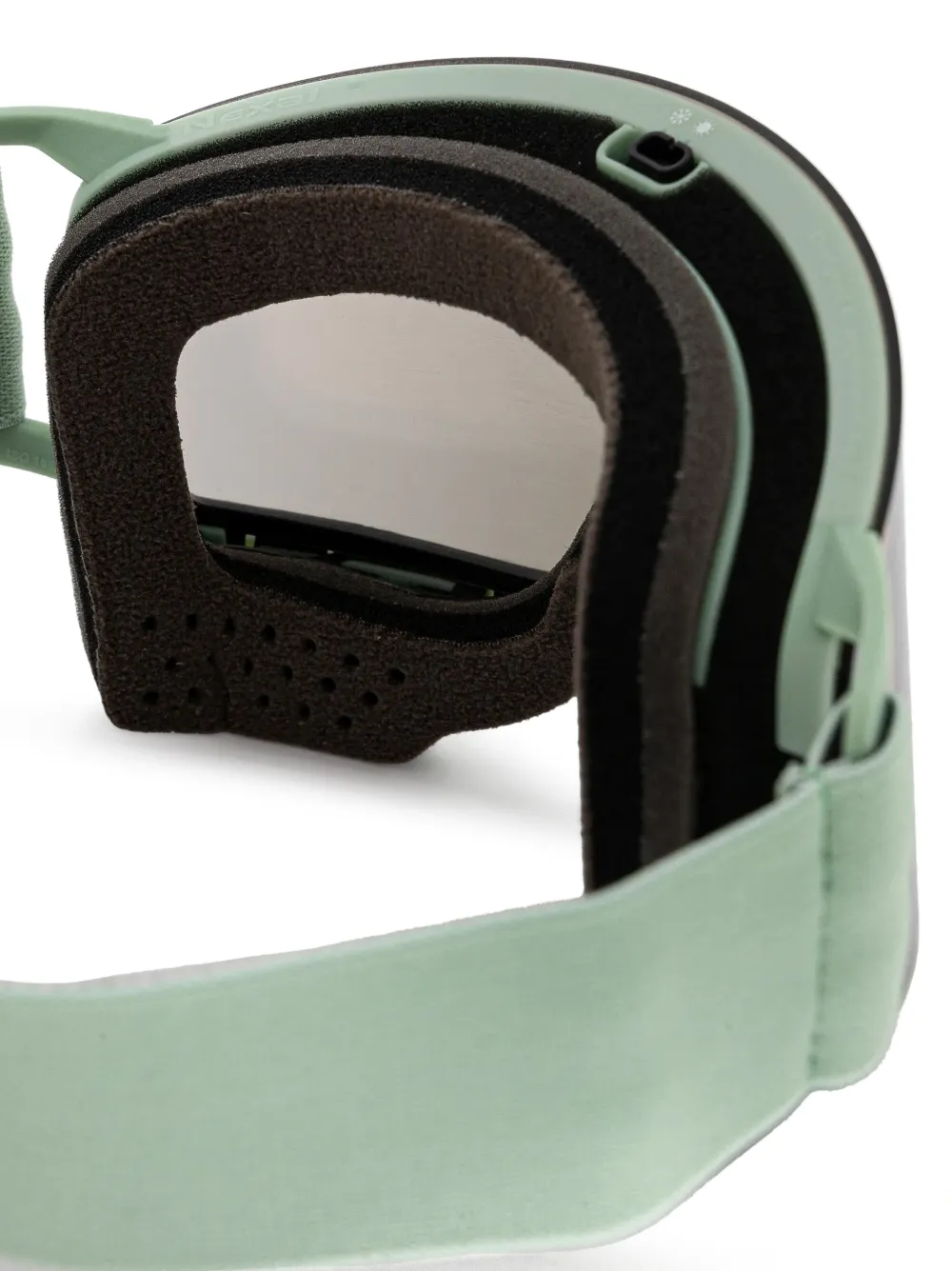 Green Ski Goggles