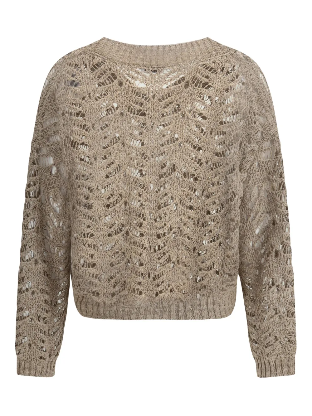Brunello Cucinelli open-knit jumper | Knitted Sweaters | Image 2