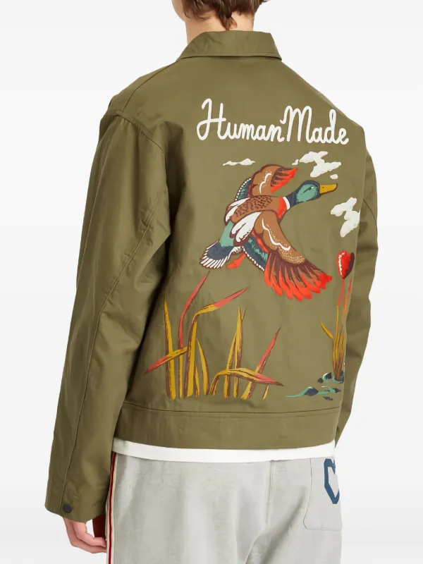 サイズL HUMAN MADE MILITARY JACKET Human Made Cotton Military Jacket | Green | FARFETCH