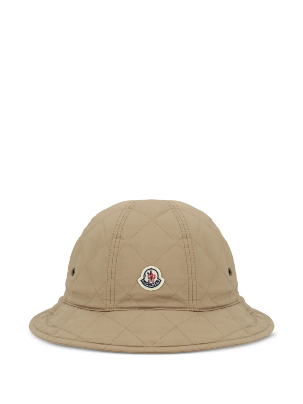 Moncler Vissershoed met logopatch Beige