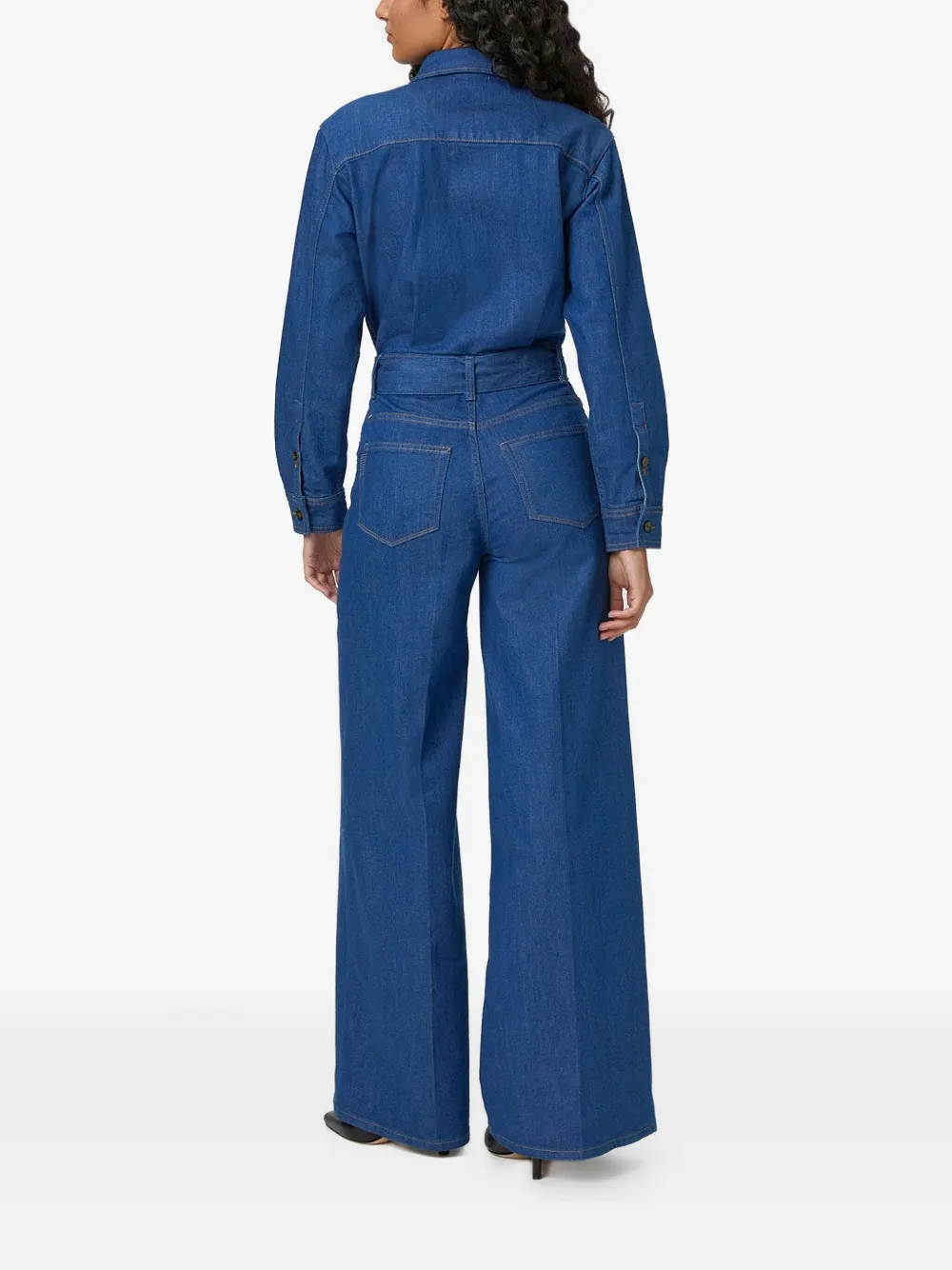 PAIGE Jumpsuit met lange mouwen Blauw