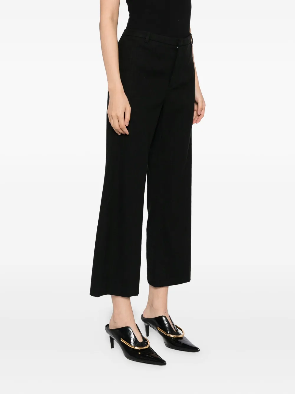 Vince Cropped broek Zwart