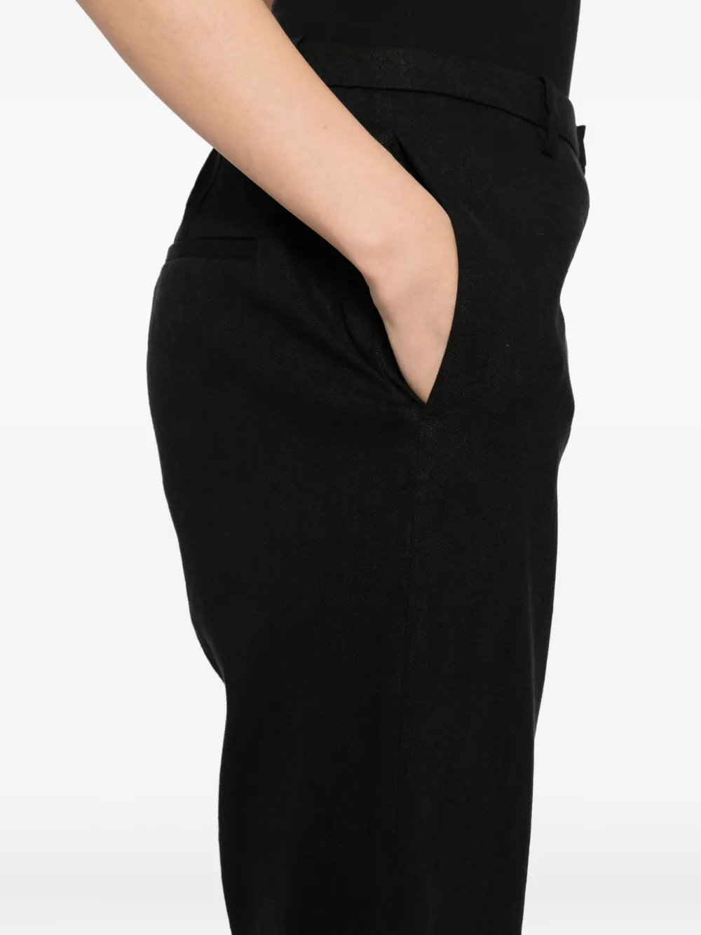 Vince Cropped broek Zwart