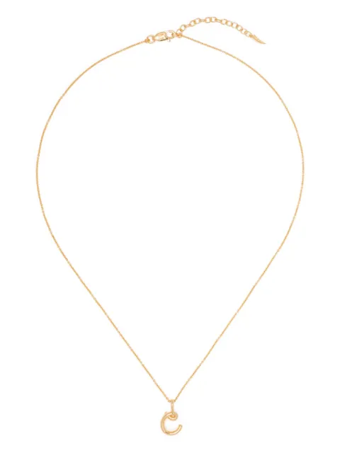 Missoma molten initial necklace
