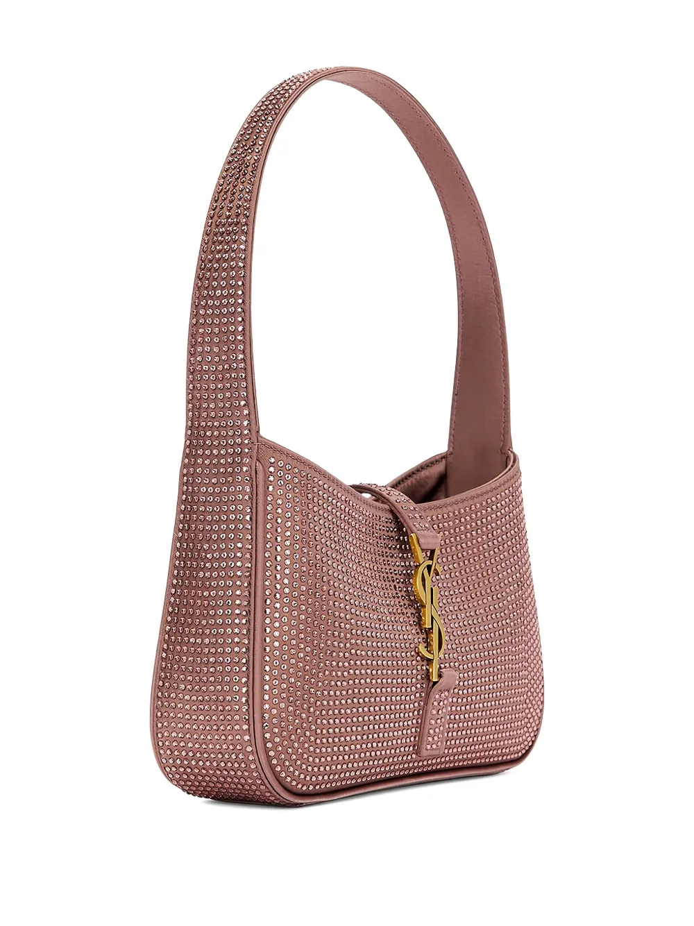 Saint Laurent Tas verfraaid met kristallen Roze