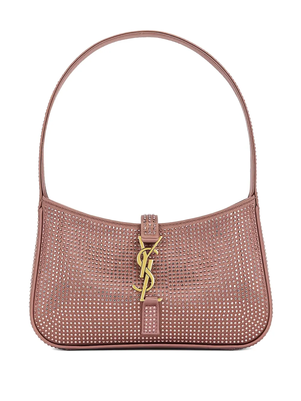 Saint Laurent crystal-embellished mini bag Roze