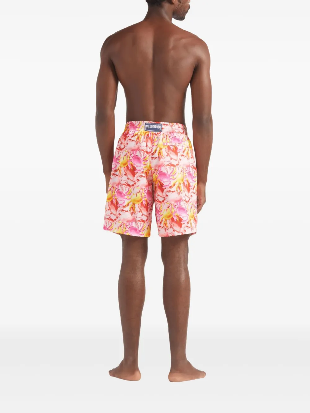 Vilebrequin Zwembroek met krabprint Roze
