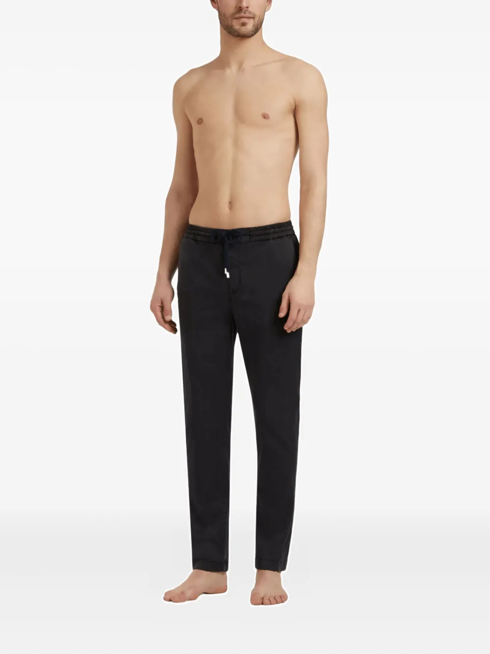 Vilebrequin Broek met elastische tailleband Zwart