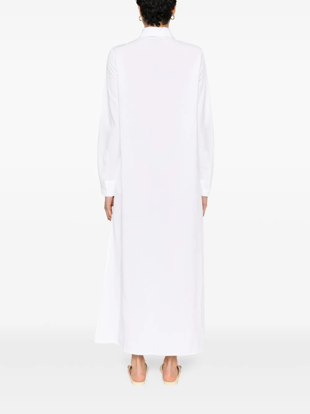 Shop Blanca Vita Belted Maxi Dress In White