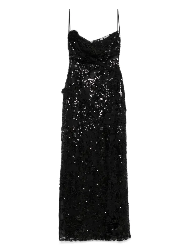 Coperni x Disney sequin-embellished Maxi Dress | Black | FARFETCH