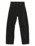 MM6 Maison Margiela paint-splatter effect jeans - Black