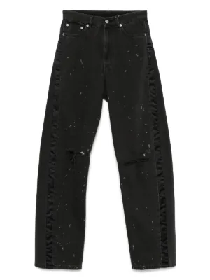 美品　最安値❗️マルジェラ　MM6 ダメージジーンズ MM6 Maison Margiela ダメージ ジーンズ | ブルー | FARFETCH JP