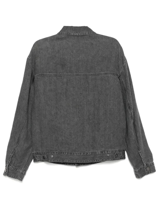 Giorgio Armani Denim Jacket Grey FARFETCH JO