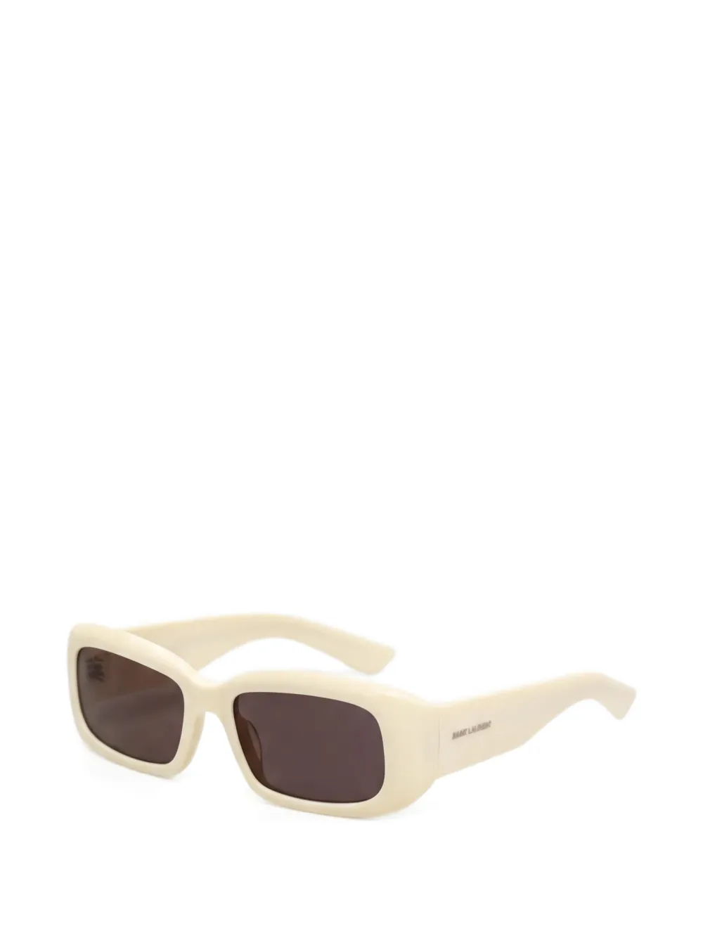 Saint Laurent Eyewear Occhiali da sole rettangolari - Bianco