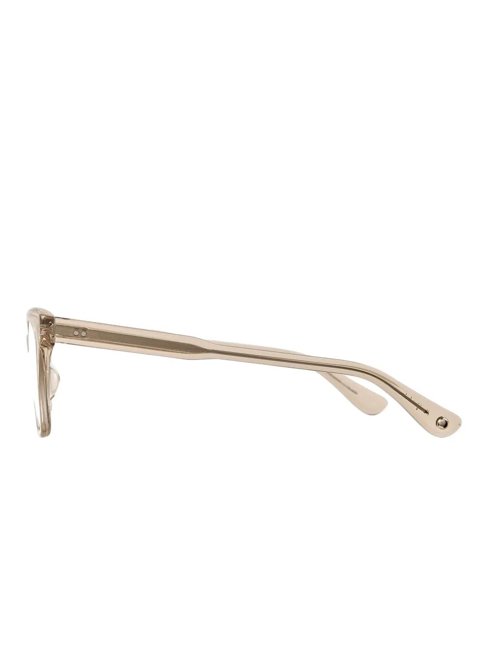 Garrett Leight El Rey bril met vierkant montuur Wit