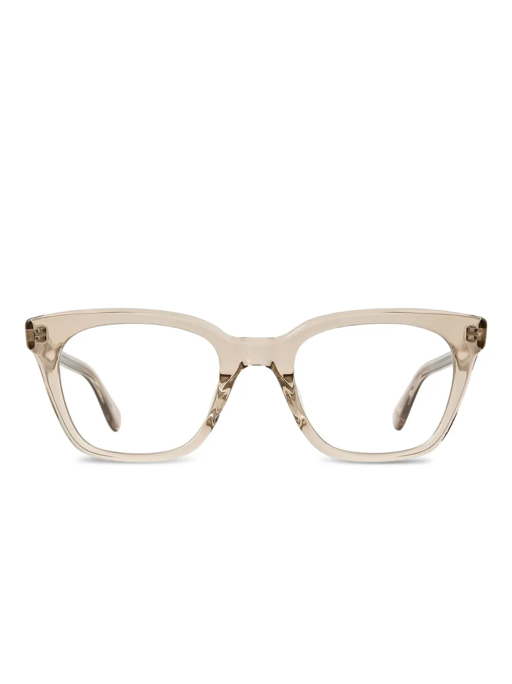 Garrett Leight El Rey square-frame glasses | White | Image 1