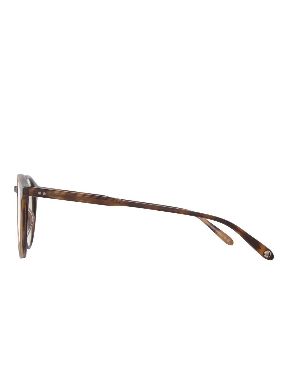 Garrett Leight California Clune zonnebril met rond montuur Bruin