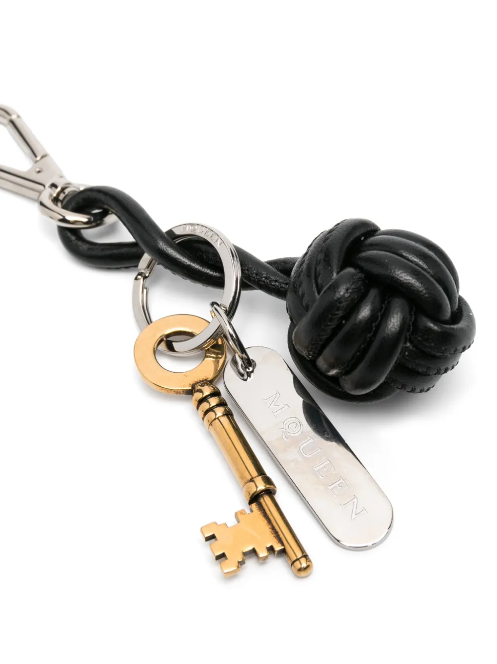 Alexander McQueen knot-charm keyring | Image 2
