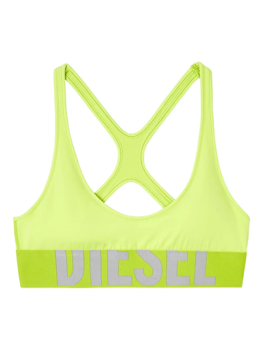 Diesel Allison sport-bh met gekruiste bandjes Geel