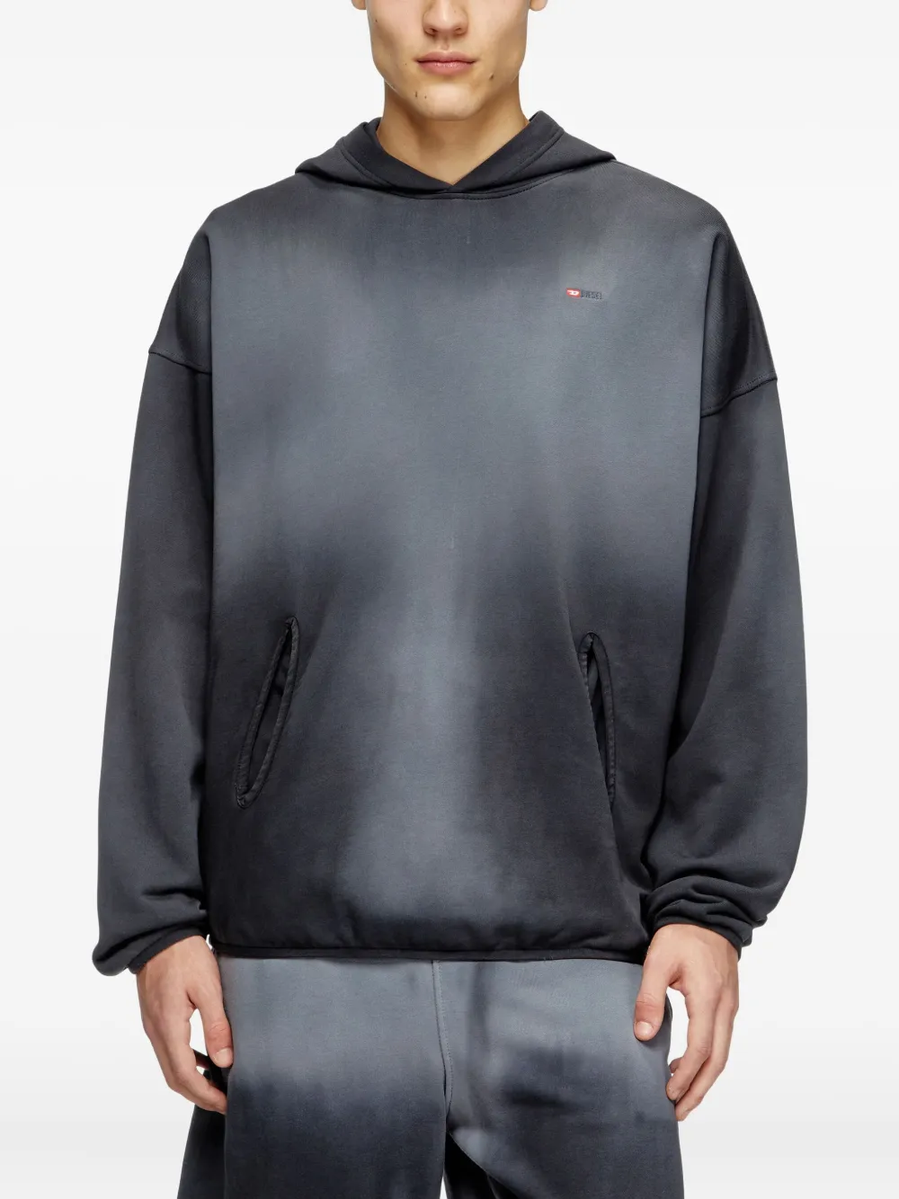 Diesel S-Ee-T1 hoodie Zwart
