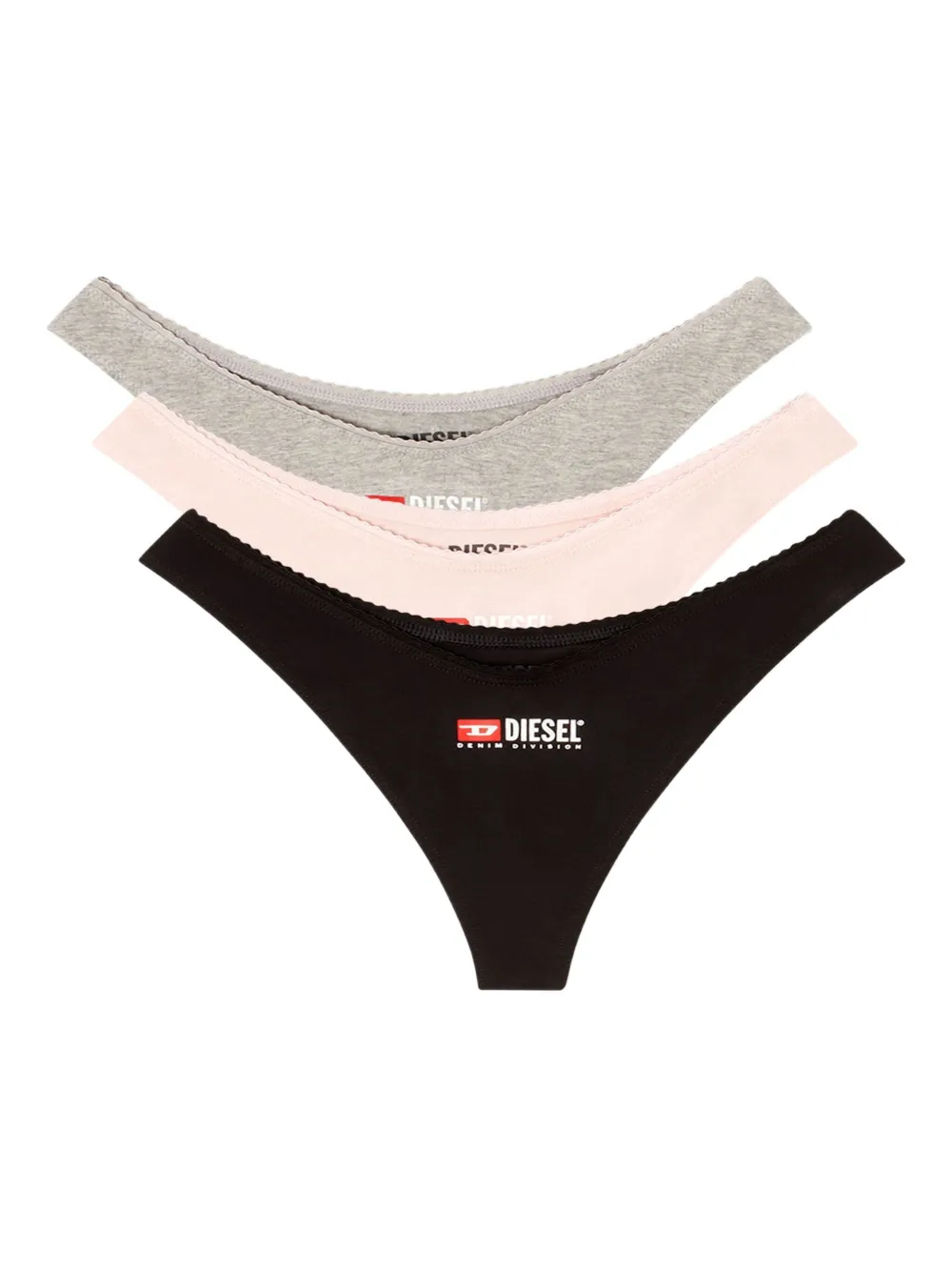 Diesel Drie Punchy strings Zwart
