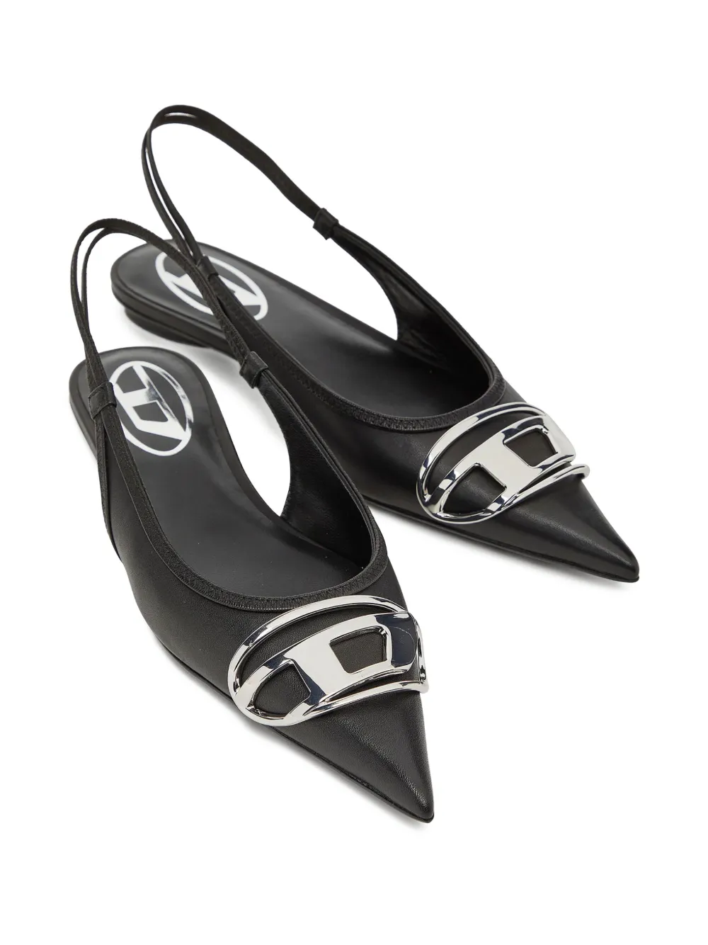 Diesel D-Venus ballerina's Zwart