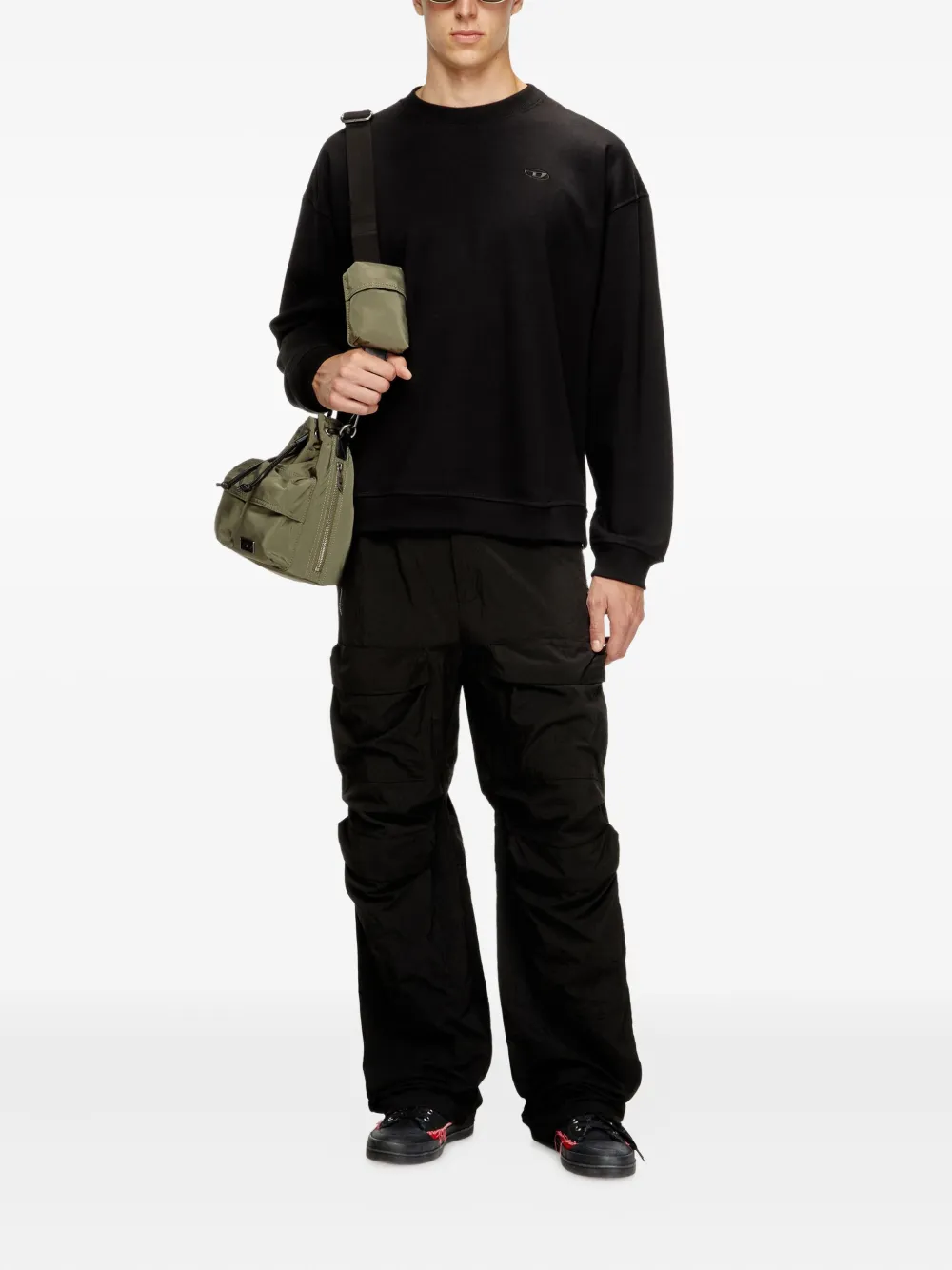 Diesel S-Boxt-T2 sweater Zwart