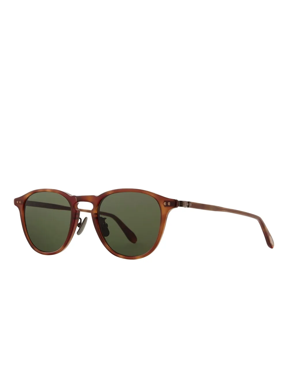 Garrett Leight HAMPTON J SUN Tortoishelly Pure G15 Bruin