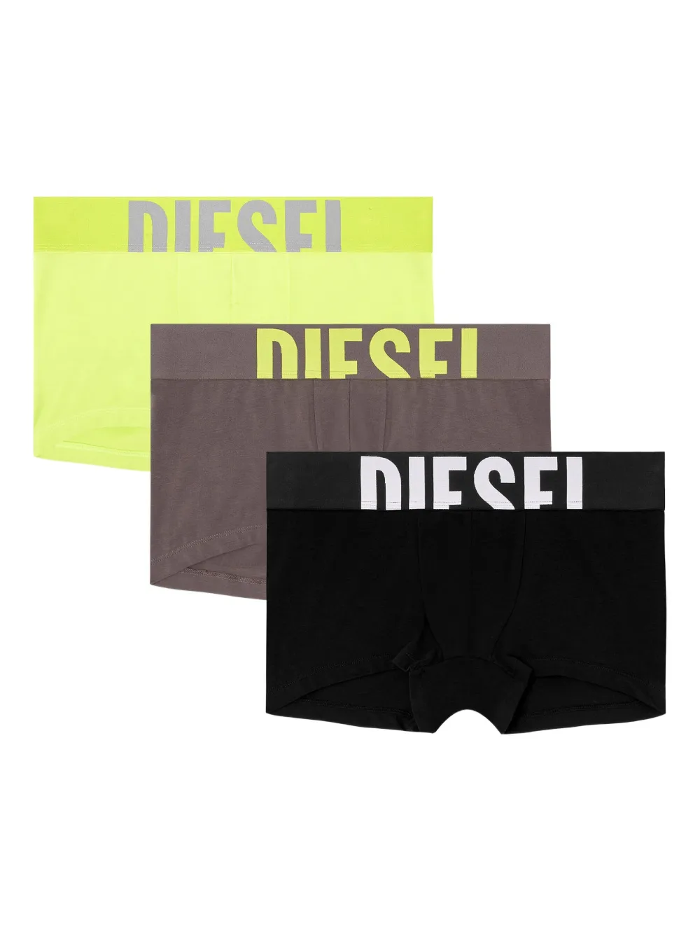 Diesel Damien ボクサーパンツ 3枚組 - イエロー Diesel Damien ボクサーパンツ 3枚組 - イエロー